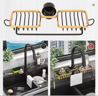 💧 Pack Duo – Extension de Robinet 4 en 1 + Support en Aluminium