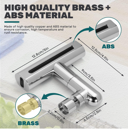 💧 Pack Duo – Extension de Robinet 4 en 1 + Support en Aluminium