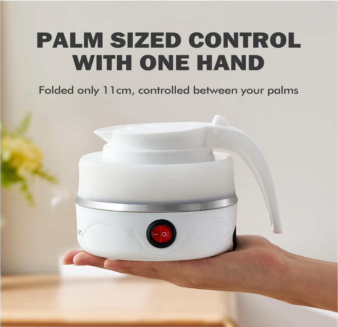 🔥 Bouilloire Électrique Pliable – Parfaite pour le Voyage ✈️🏕️