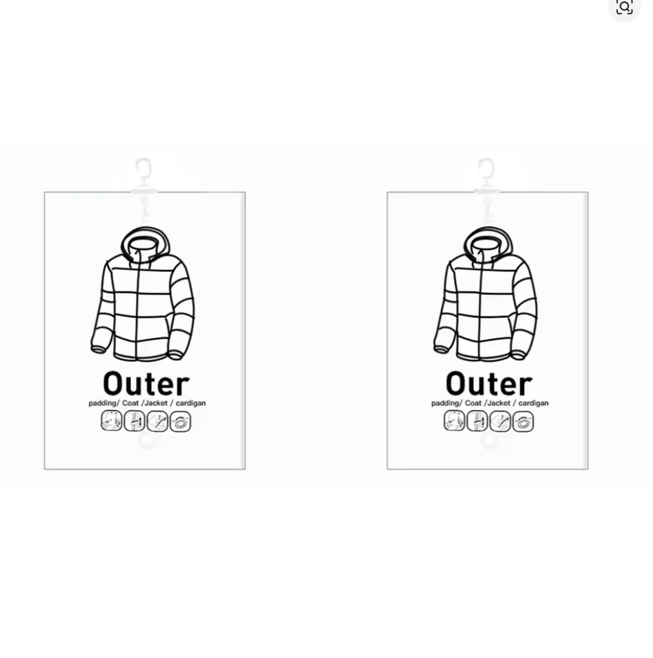 5 Sacs de Rangement Sous Vide Suspendus + Pompe Électrique 55W  YT