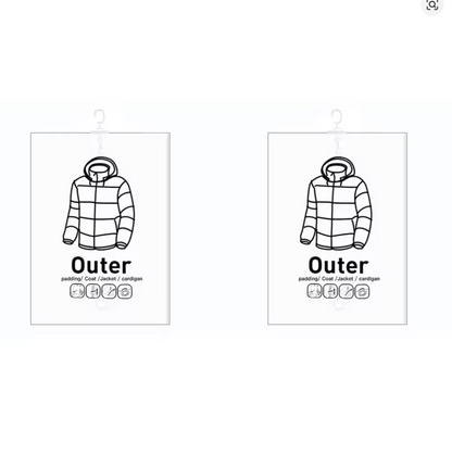 5 Sacs de Rangement Sous Vide Suspendus + Pompe Électrique 55W  YT